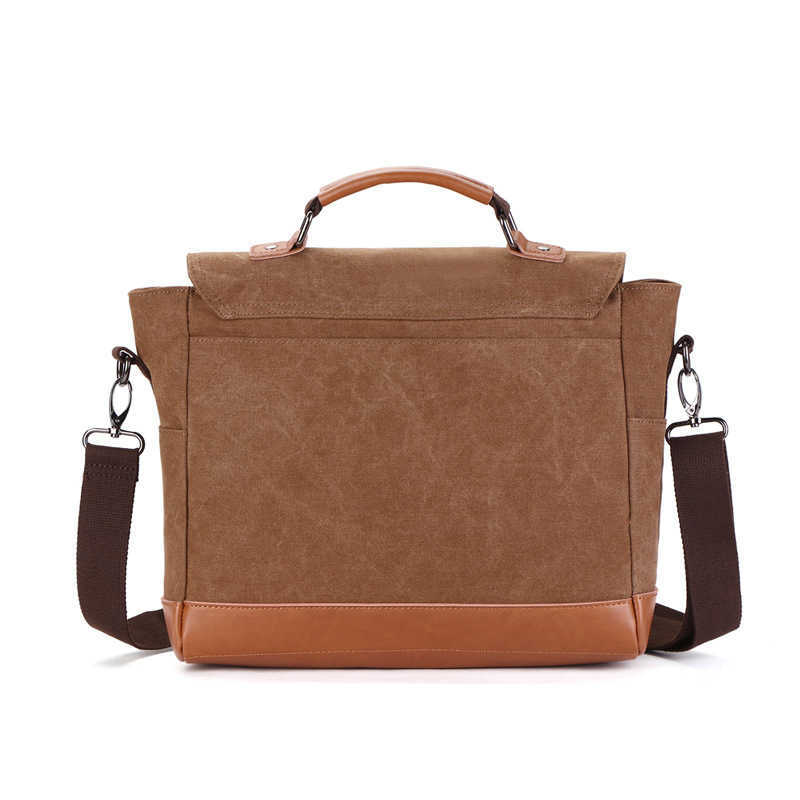 CMM canvas bag, business travel casual handbag, computer bag, men's single shoulder crossbody bag 240915