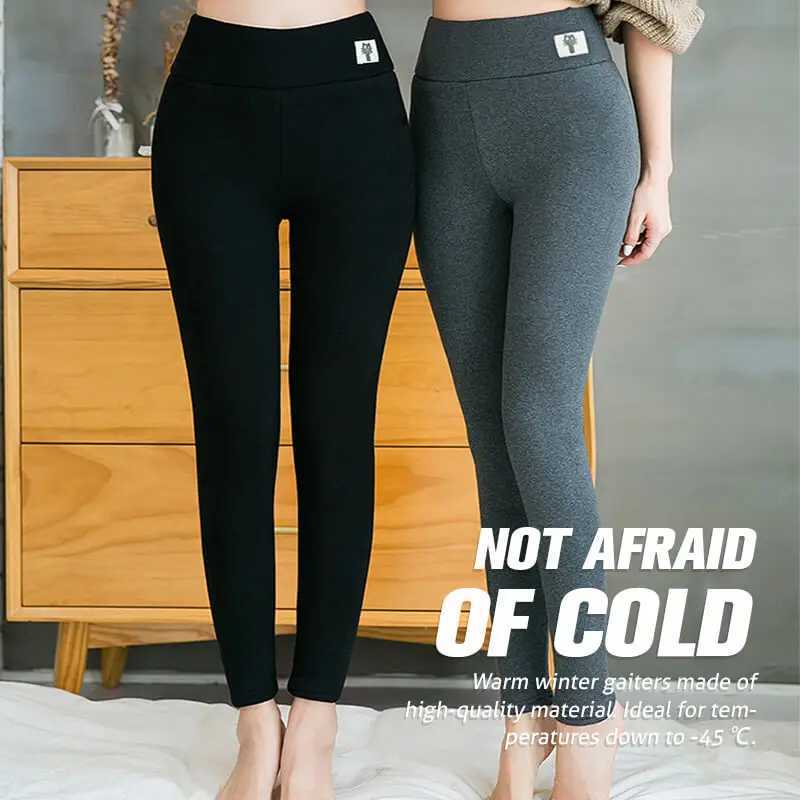 Womens Fleece Lined Leggings Thermal Warm Thickened Plush Slim Fit Winter Tights High Waisted Yoga Pants Cold WeatherX240914