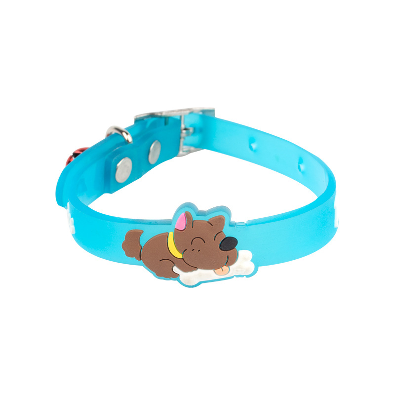 Breakaway Cat Collar with Bells,Soft Rubber Kitten Collars,Safety Adjustable Buckle,Lightweight Cute Cotton Pet Collar for Cats