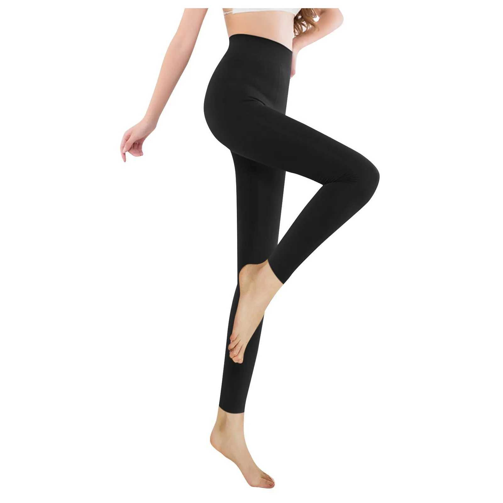 Autumn Winter Woman Thick Warm Leggings Candy Color Brushed Charcoal Stretch Fleece Elastic Pants LeggingsX240914