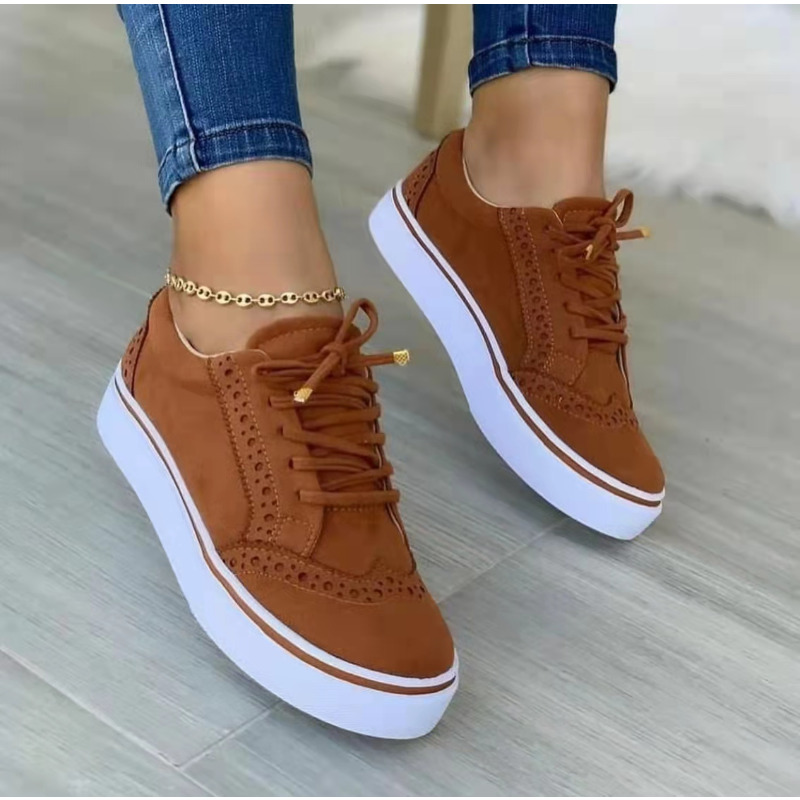 Low-top Women's Vulcanized Round Toe Casual Shoes Versatile Comfortable New Women Flat Fashion Sneaker 3537