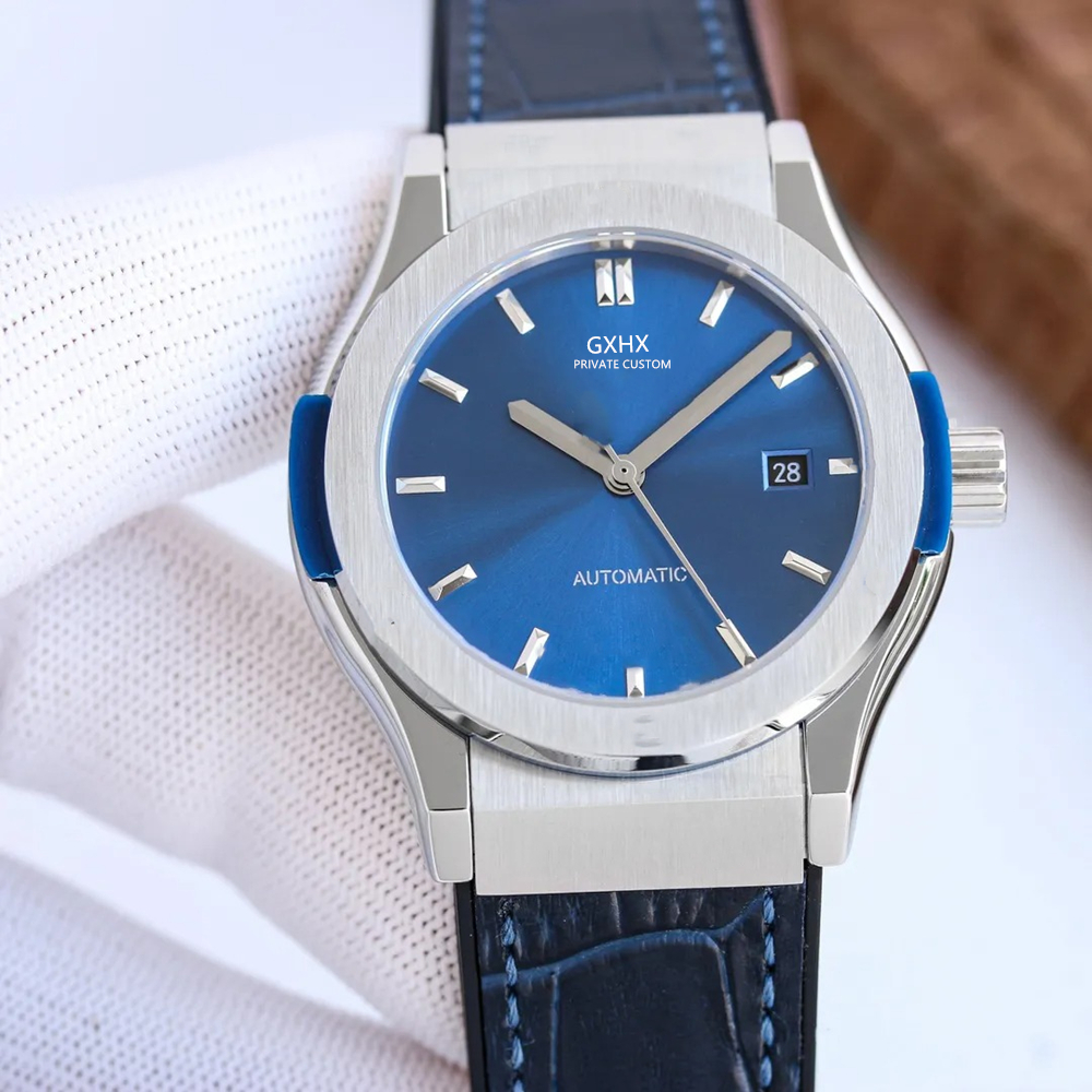 Grade Mens Watch Automatic Mechanical Watches 007 Calendar Sapphire 904L Stainless Steel Business AAA Wristwatches for men u1