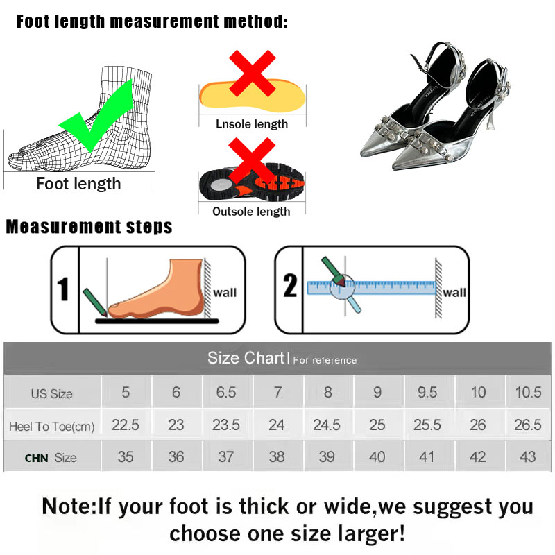 Footwear New Fashion Metal Rivet Women Pumps Ankle Strap Female Pointed Toe Designer Shallow Ladies High Heels Shoes e1f4