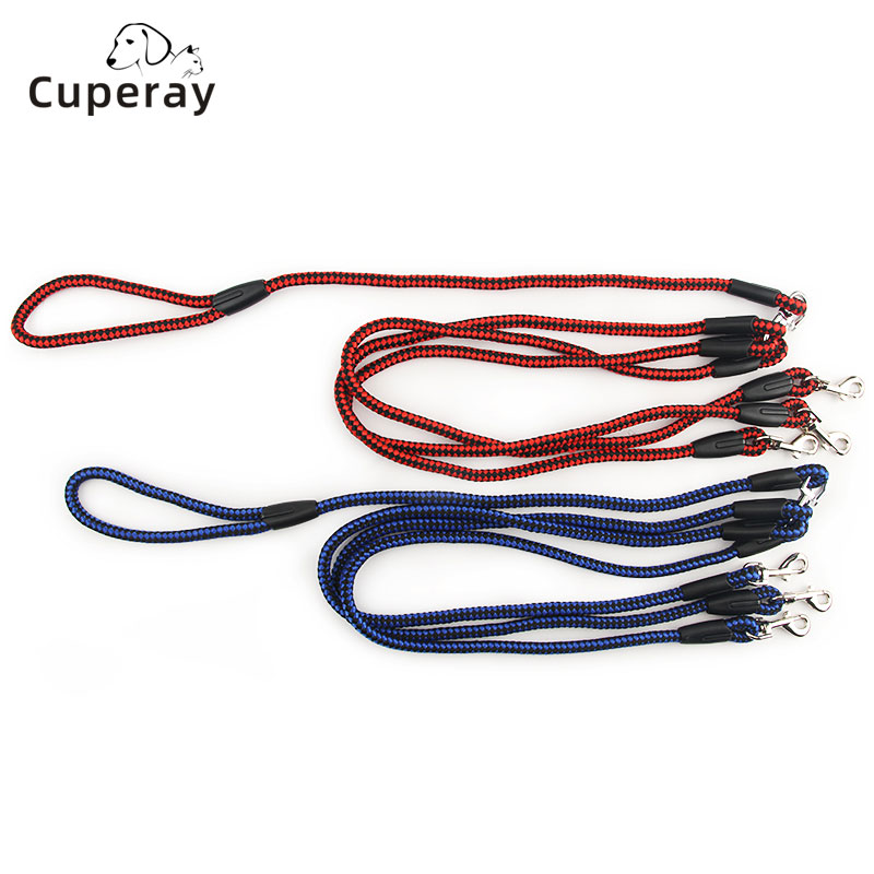 3 In 1 Durable Nylon Pet Dog Leash , 360° Swivel No Tangle Climbing Rope Removable Pet Traction Rope, Lead for Medium Large Dogs