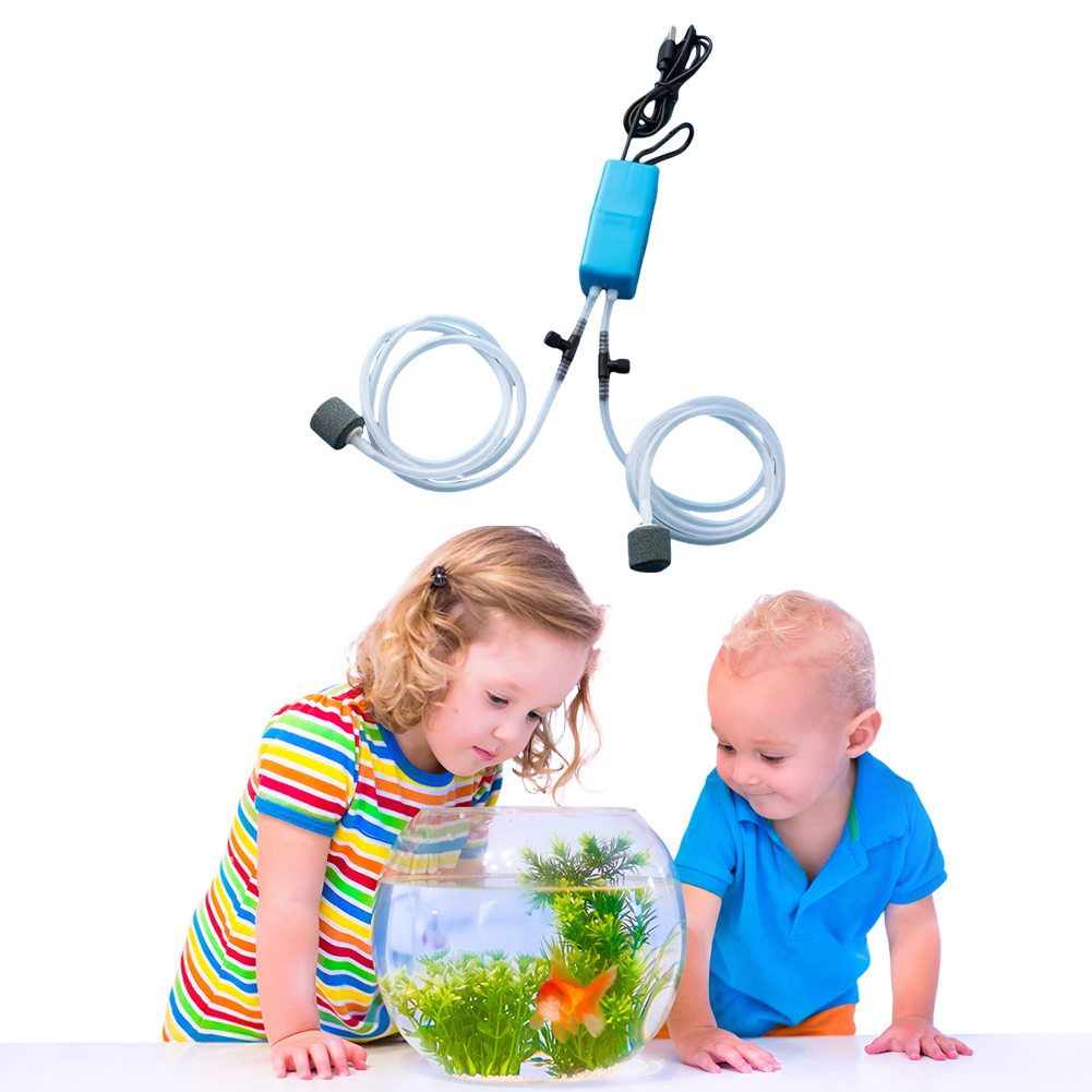Mini Aquarium Air Pump USB Fish Tank Oxygen Pump Fish Tank Silent Air Compressor Aerator Portable Fish Tank Accessories
