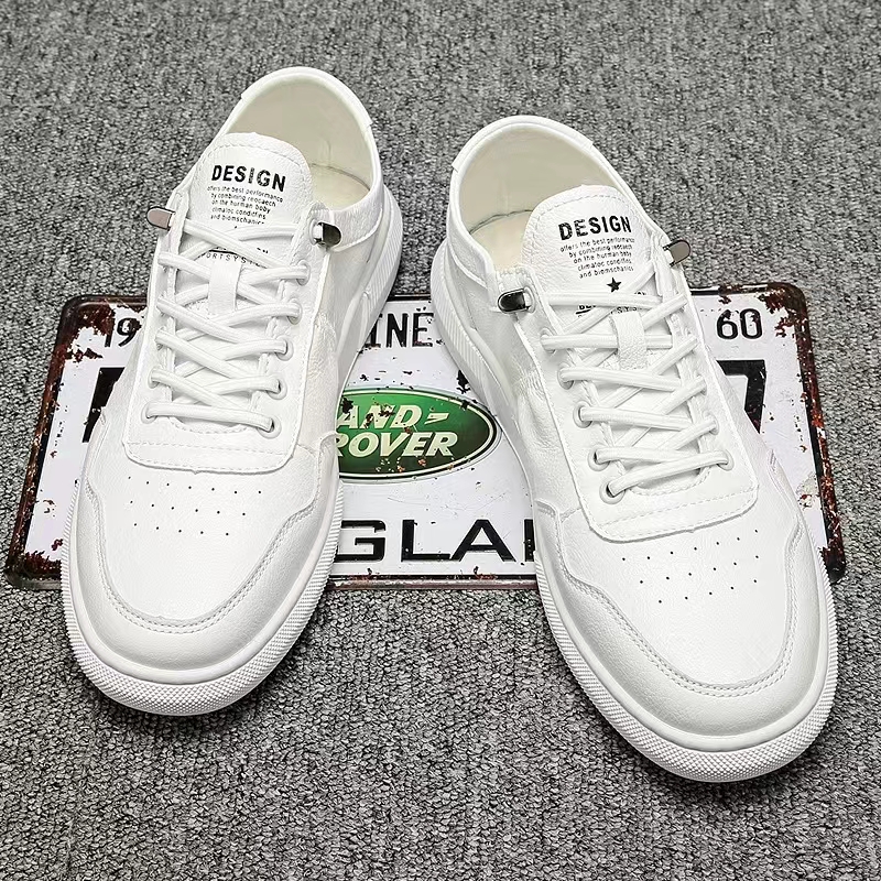 Summer Mens Casual Shoes Breathable Outdoor White Shoes Comfy Lace-up Men Sneakers Fashion Running Tennis Shoes for Man Footwear