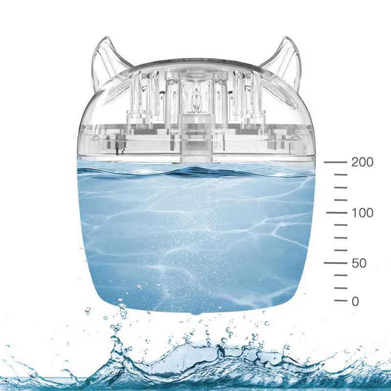 Car Air Freshener New Devil Angel Humidifier Mini Ultrasonic Humidifiers Led Night Light Aroma Essential Oil Diffuser USB Fogger Car Air freshenerL240