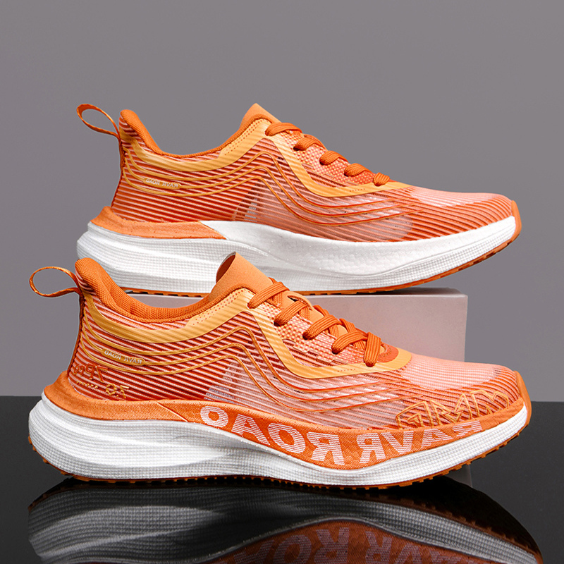 Carbon Plate Marathon Shoes Men Casual Sneakers AirCushion Sports Running Shoes Light Comfortable Athletic Gym Sneakers Footwear