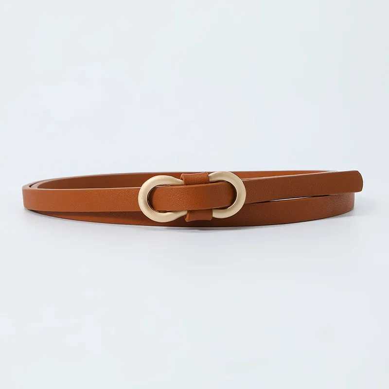 2023 New Zero Pin Casual Ladies Belt Youth Fashion Thin Belt Classic Vintage Waist Belt Jeans Dress BeltsX240914