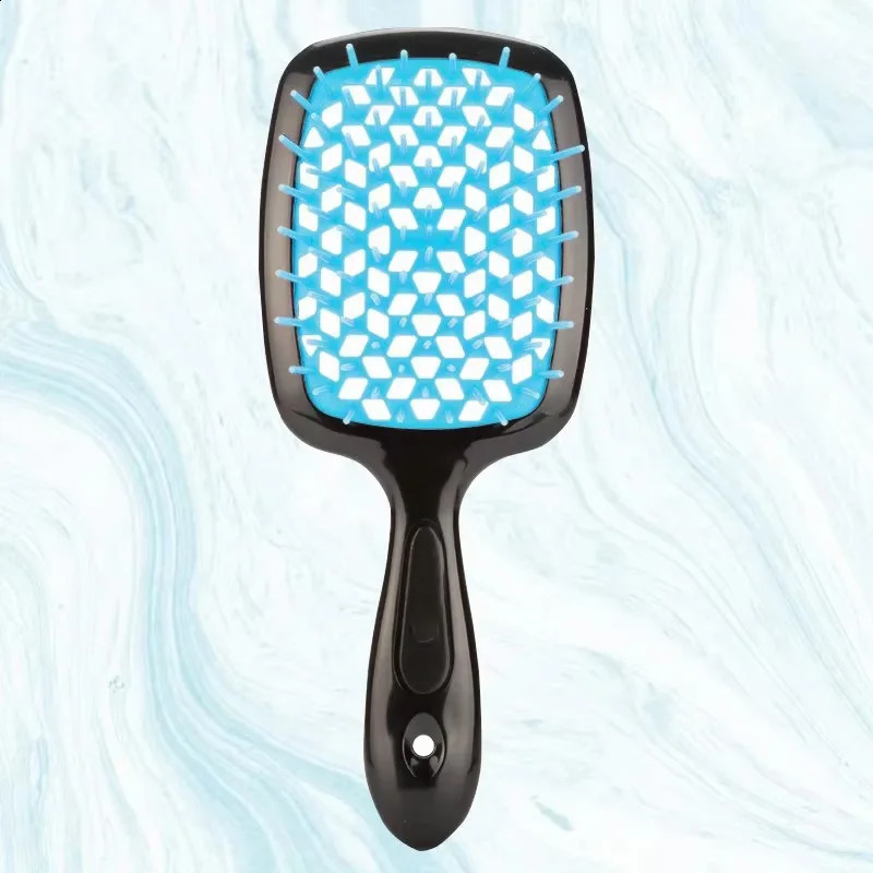 Hairdressing Hair Smoothing Honeycomb Curved Cutout Brush Used For Styling Combing And Massaging The Scalp Comb 240911
