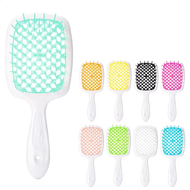 Hairdressing Hair Smoothing Honeycomb Curved Cutout Brush Used For Styling Combing And Massaging The Scalp Comb 240911