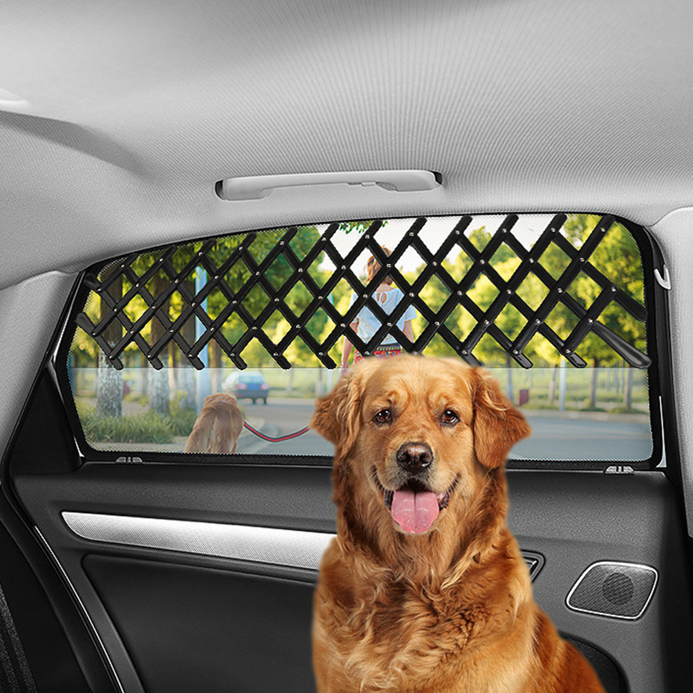 Pet Fence Vent Dogs Protector Enclosure Outdoor for Cats Car Travel Scalable Window