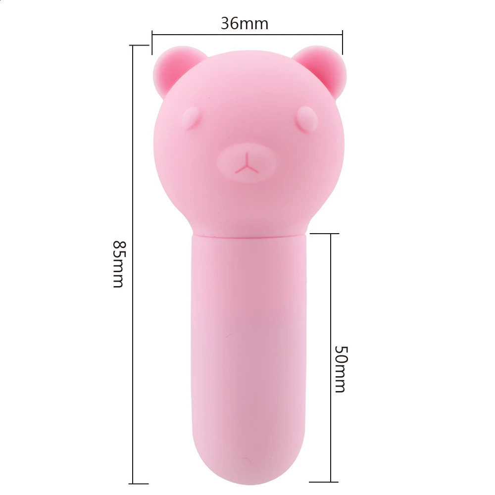 85mm Sexy Bear Vibrators For Women Dildos Anal Plug Clitoris G-spot Massager Sex Toys Adults Products Female Masturbator Erotic 240914