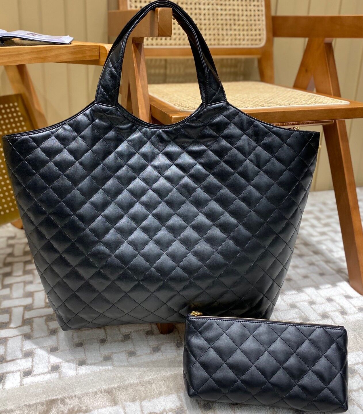 Icare Maxi Bag 58cm and 48cm designer Bags Women tote bags Attaches Crossbody Shopping beach famous Large Totes Shoulder Purse Genuine Handbags