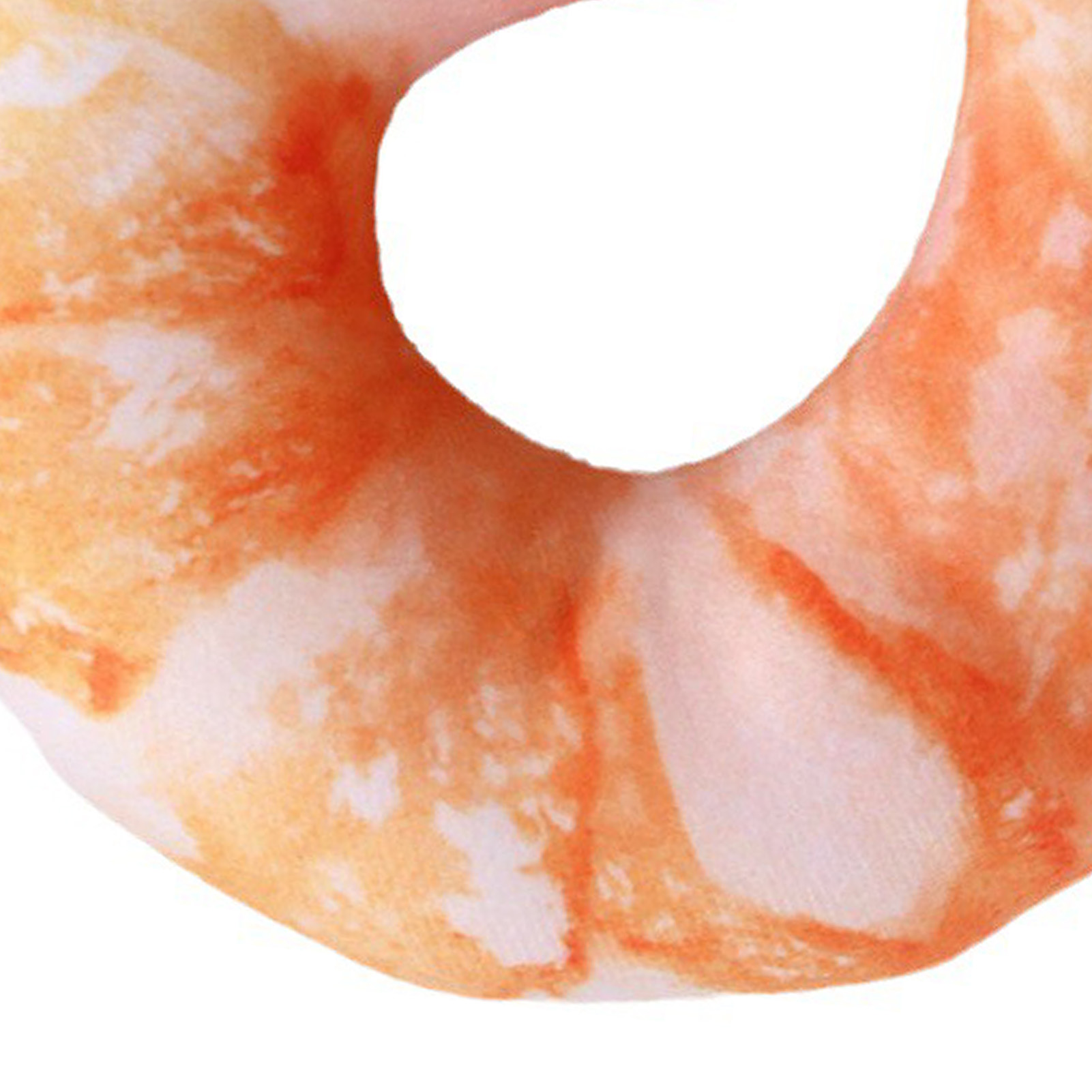 Plush Squeaky Toy for Boredom and Anxiety Relief, 3D Simulation, Shrimp Meat, Bite Resistant, Stuffed Dog
