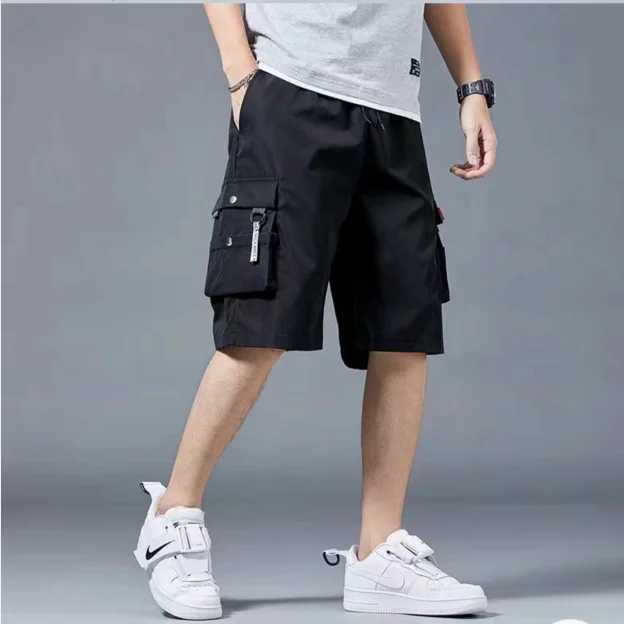 Cargo Shorts Mens fashion summer ins casual pants students trend port wind pants Y240914