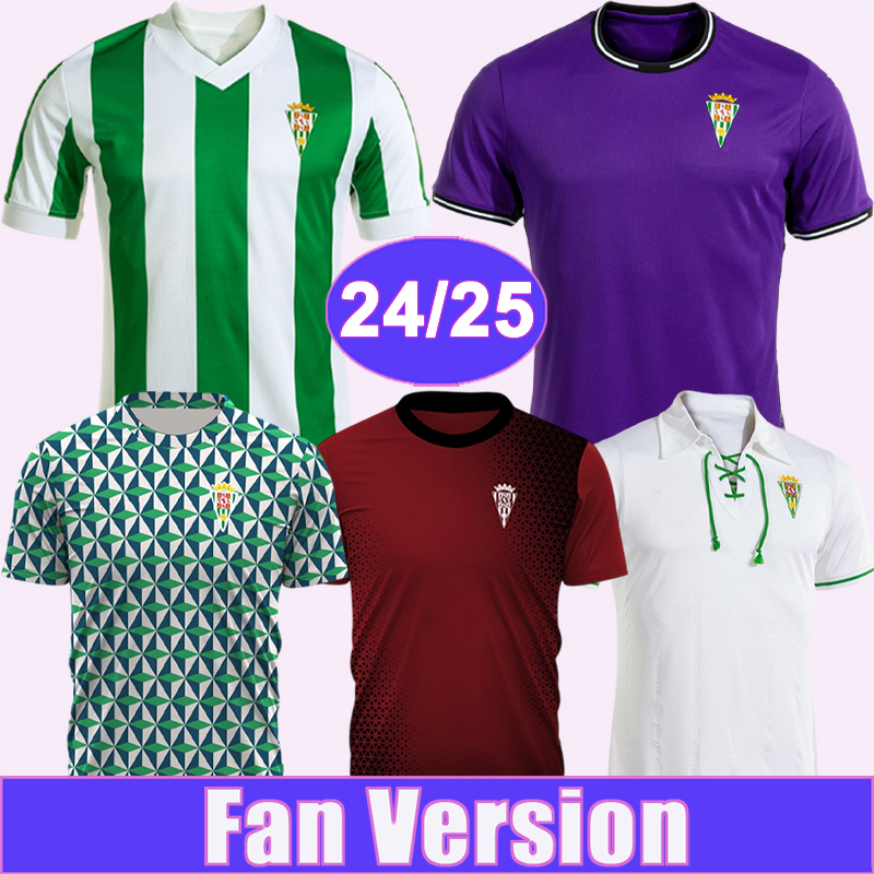 24 25 Cordoba Mens Soccer Jerseys A. CASAS ADILSON YOLDI JACOBO ZALAZAR ZIDANE LAPENA Home Away Pre-match Commemorate Football Shirts Uniforms