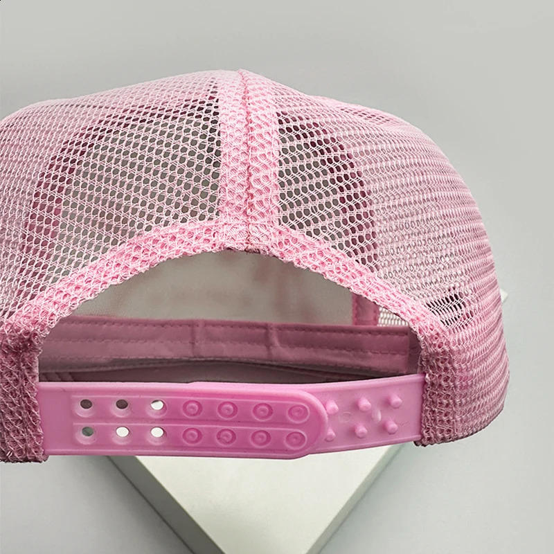 Fashion Men Women Printed Letter Tiger Baseball Caps Breathable Sunshade Versatile Half Mesh Hats Hip Hop Cartoon Trend ins 240906
