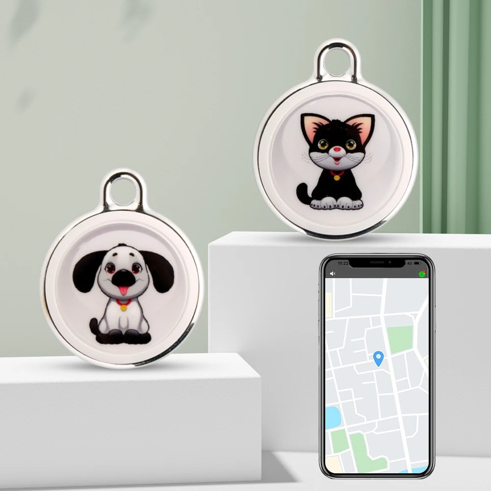 Smart Locator Bluetooth-compatible Real-time Tracking Dog Cat Collar Find Device Real-Time Global Location Tracker for Dogs Cats