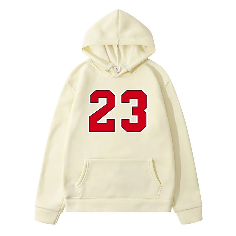 Women Casual Number 23 Print Loose Hoodies Spring Long Sleeve Hooded Sweatshirt Harajuku Simple Tops Lazy Pullover Streetwear 240910