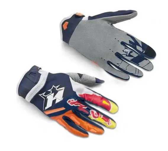 Tri-color rubber riding outdoor protective mountain bike off-road motorcycle gloves Y240914