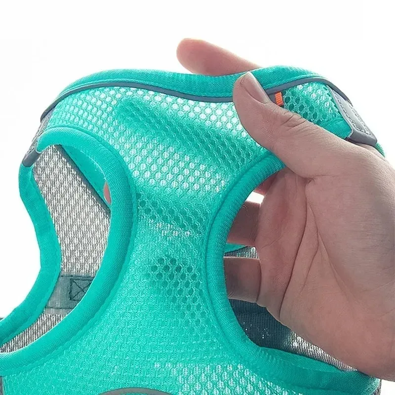 2025 new Puppy Harness Set Accessories Adjustable Pet Vest Dogs French Bulldog Chihuahua Small Dog Collar Supplies Products Home