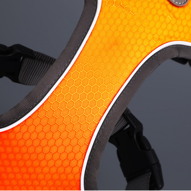 Dog Harness Vest-style Reflective Pet Sling Oxford Cloth Strong and Durable Adjustable Dog Sling for Dog Walking Pet Supplies