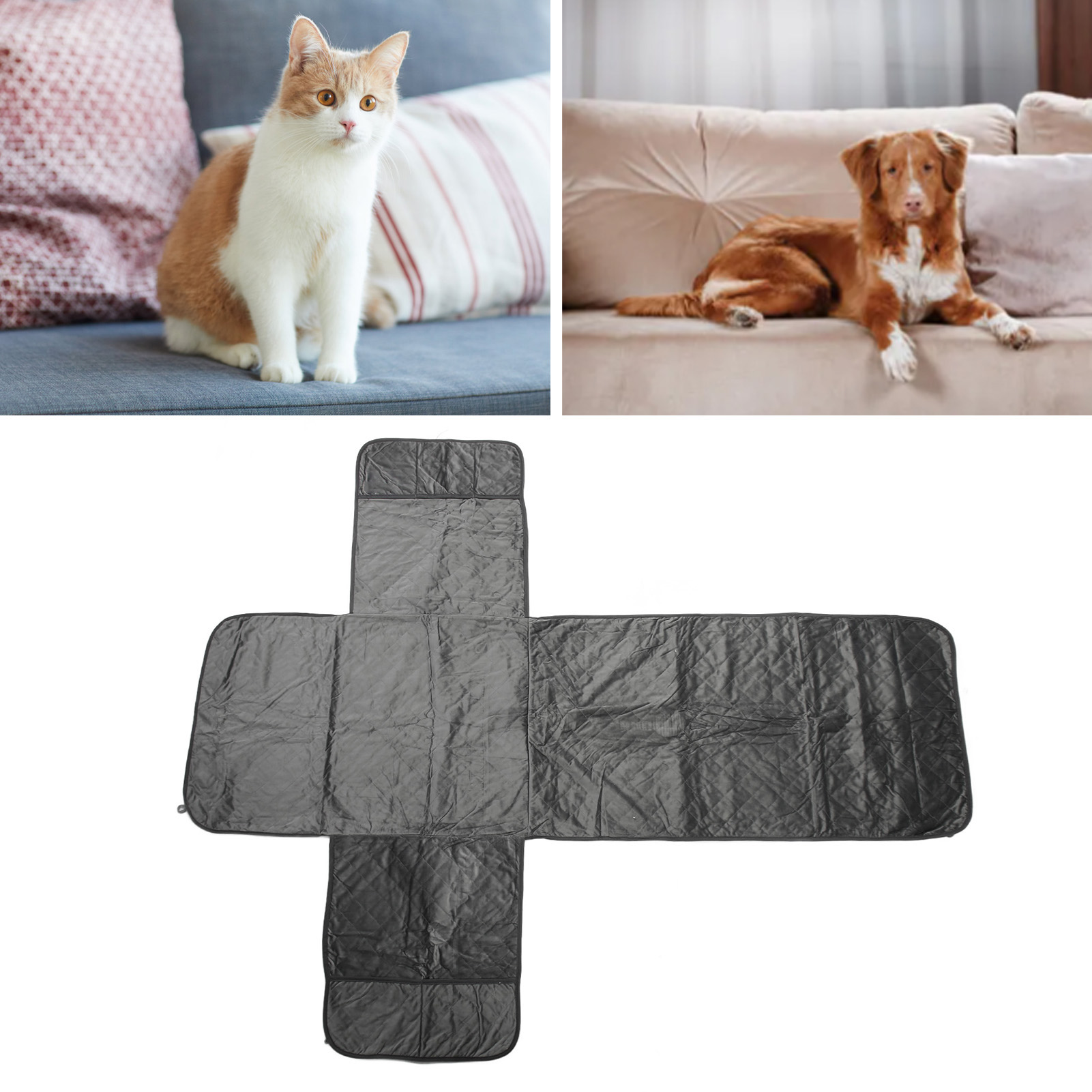 Sofa Covers Soft Comfortable Dirty Proof Padded Machine Washable Waterproof Couch Covers For Pets Dogs