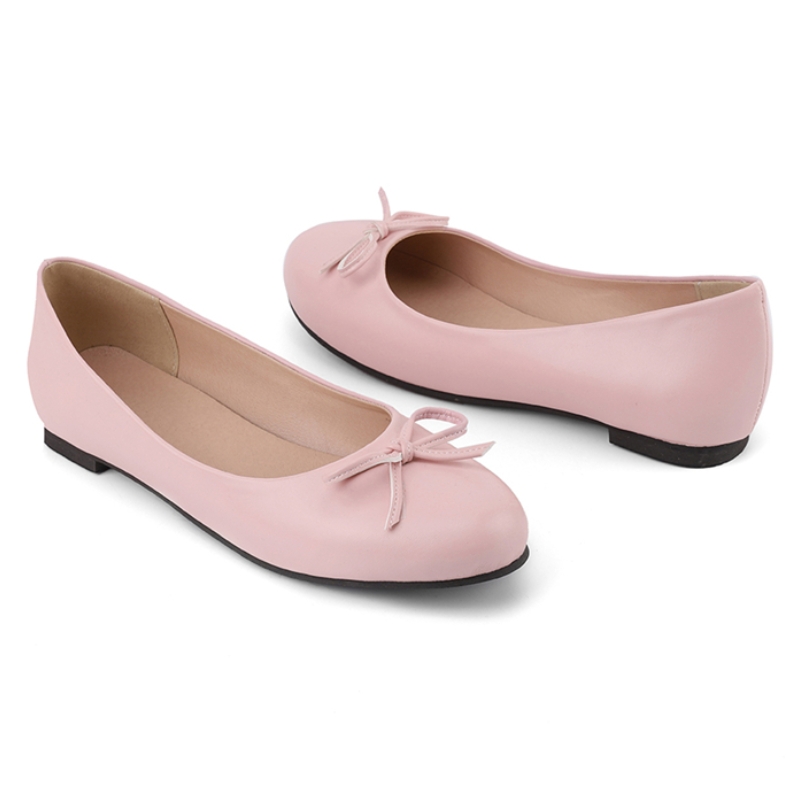 Flat Women's Fashion Loafer Comfortable Spring Autumn Female Ballet Shoes Sweet Pink Green White Casual Big Large Size 52 24d1
