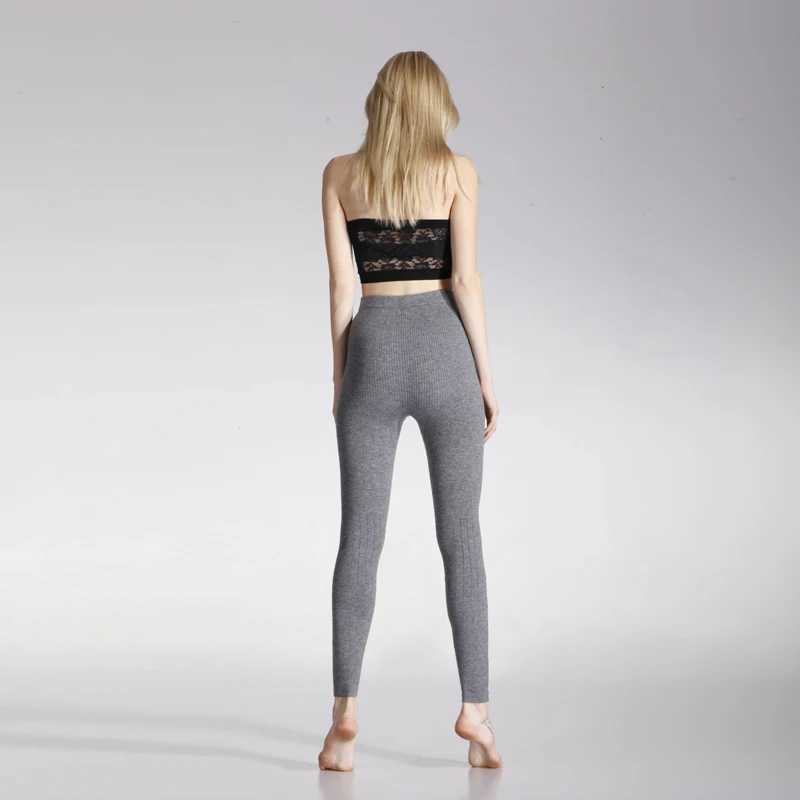 HOT SALE Women Pants Cashmere Knitted Trousers Female Winter Woolen Ladies Warm Standard Girls leggings Free ShippingX240914