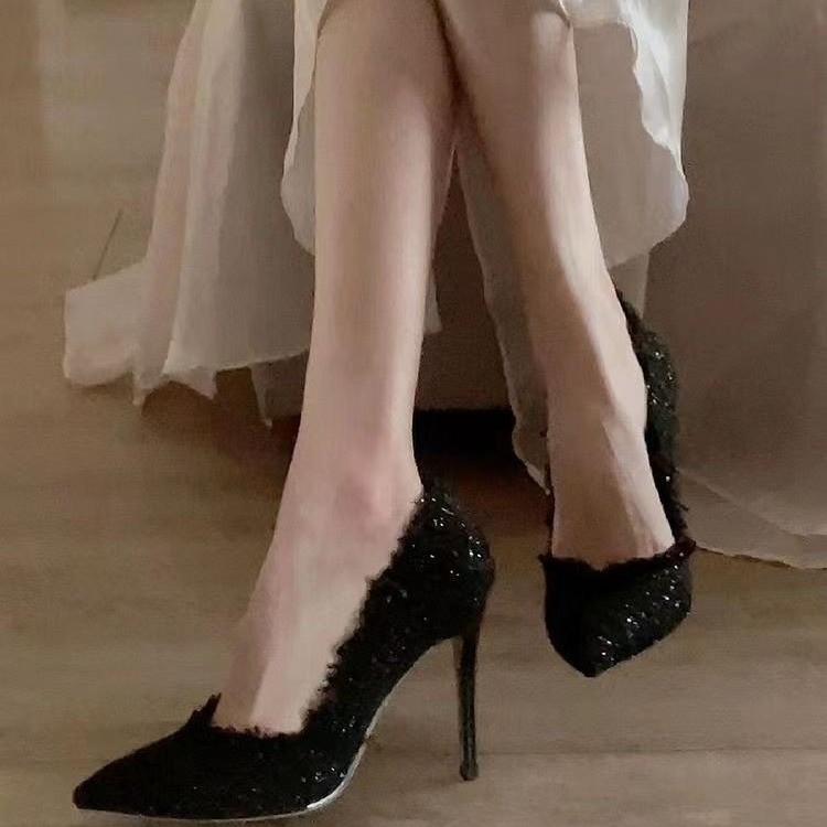 Spring Designer Women New Pumps Fashion Shallow Ladies Elegant Thin High Heel Party Dress Women's Shoes 143a