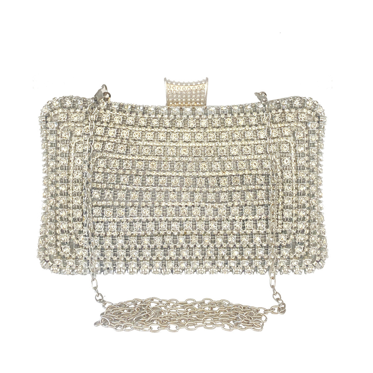 New 2024 with Inlaid Handmade Diamond Ladies Dress Evening Bag Banquet Handbag