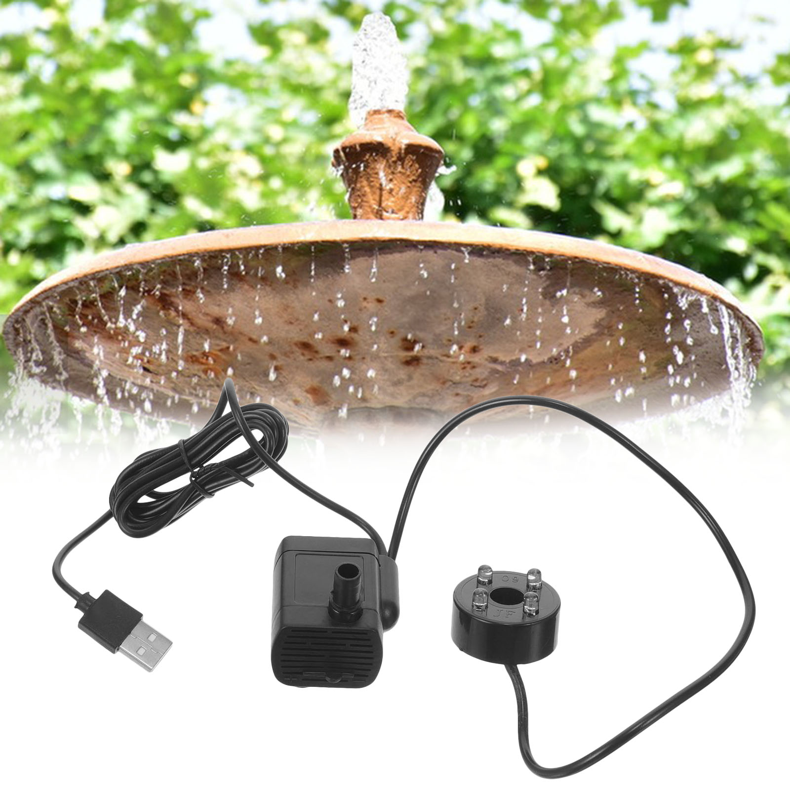 Mini Fish Tank Water Pump Submersible Filter Pond for Fountain Outdoor Pumps Ponds Diving