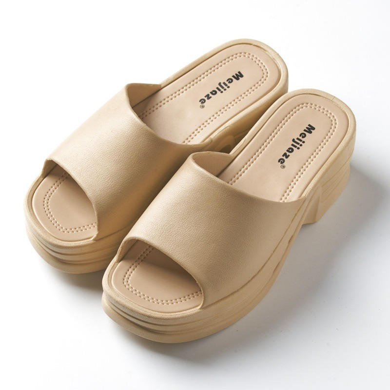 Platform Sandals Summer Outdoor Beach Walking Fashion Female Wedge Casual Mules Shoes Designer Slippers