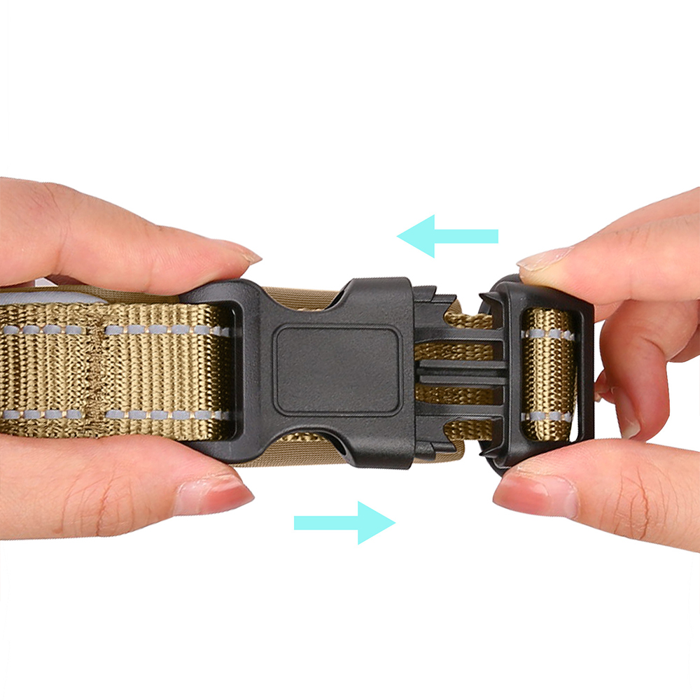 AirTag Dog Collar, Reflective Airtag Dog Collars,Thick Padded Integrated AirTag Dog Collars Holder for Small Medium Large Dogs