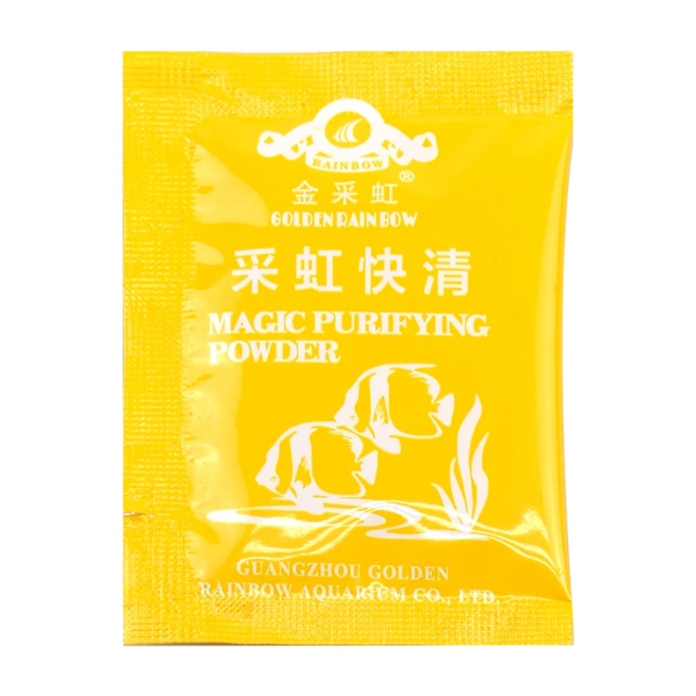 5 pcs Healthy Fish Tank Purifying Powder Removes Odor Accessories Tank Water Cleaner Reduces the Need Aquarium Cleaning