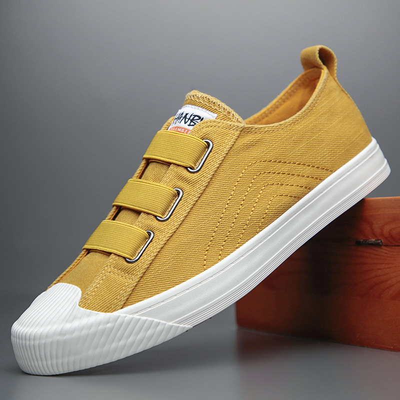 Men Canvas Shoes Men's Vulcanization Shoe Shoes Casual Men's Comfortable Canvas Shoes Anti - Slip Anti - Odor Men Shoes SS22163