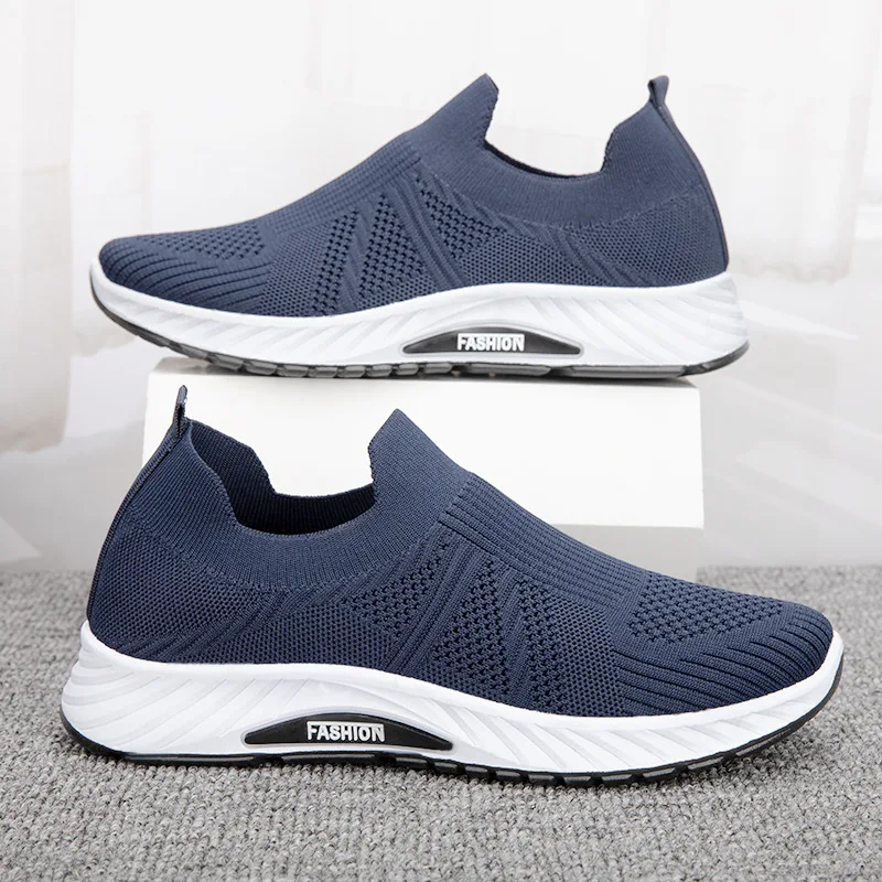 2023 Men Summer Mesh Breathable Shoes Lightweight Sneakers Men Fashion Casual Walking Shoes Mens Loafers Zapatillas Hombre
