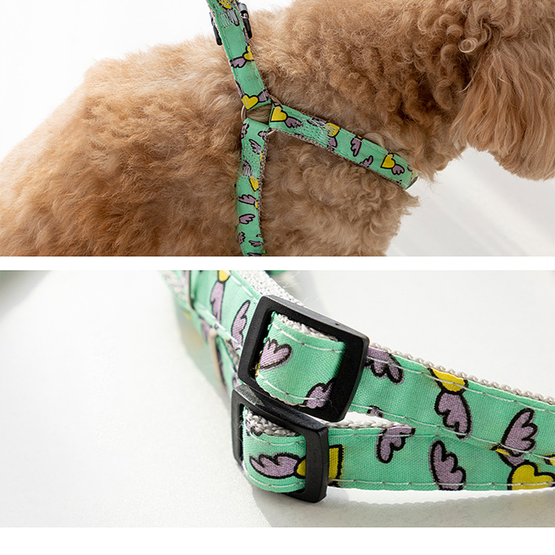 Pet Leash and Harness Set To Prevent Breakaway Cat Leash Comfortable Not Strangulation Adjustable for Cats and Puppies Supplies