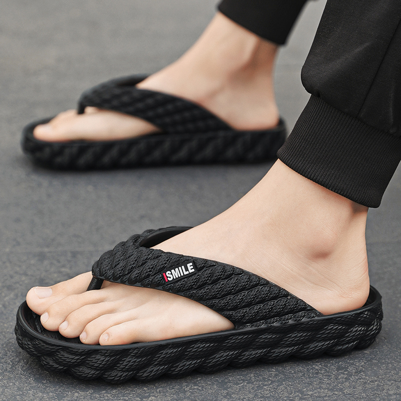 New Design Men's Slippers Flip Flops Indoor Outdoor Beach Sandals Soft Sole Slides Men Women Non-slip Home Slippers Flip Flops