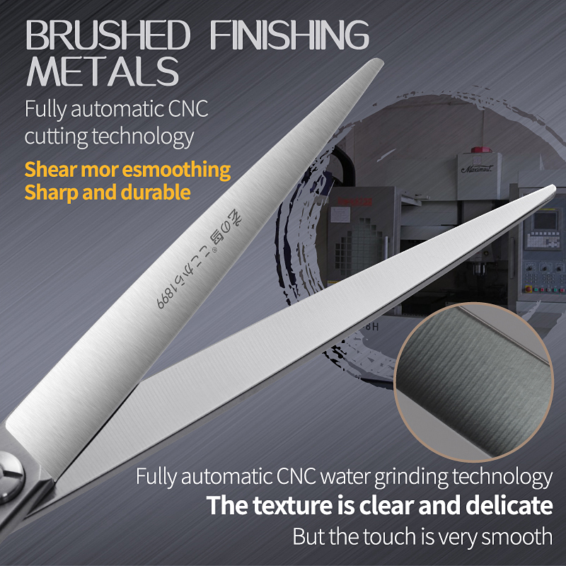 Fenice 7/7.5 inch ATS314 steel dog grooming scissors for pet cutting scissors dog scissors grooming shears tesoura tijeras