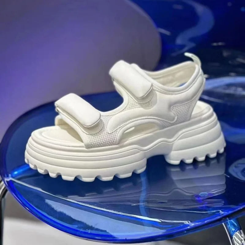 New Women Platform Sandals Summer Fashion Lightweight Buckle Sandals Sports Comfort Platform Heel Sandals Sandalias Mujer