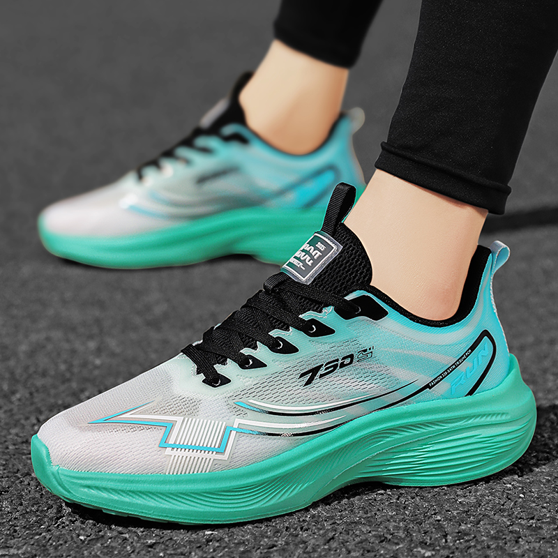 Marathon Air Cushion Sports Running Shoes Men Luxury Breathable Lightweight Comfortable Athletic Tennis Sneakers Footwear Male