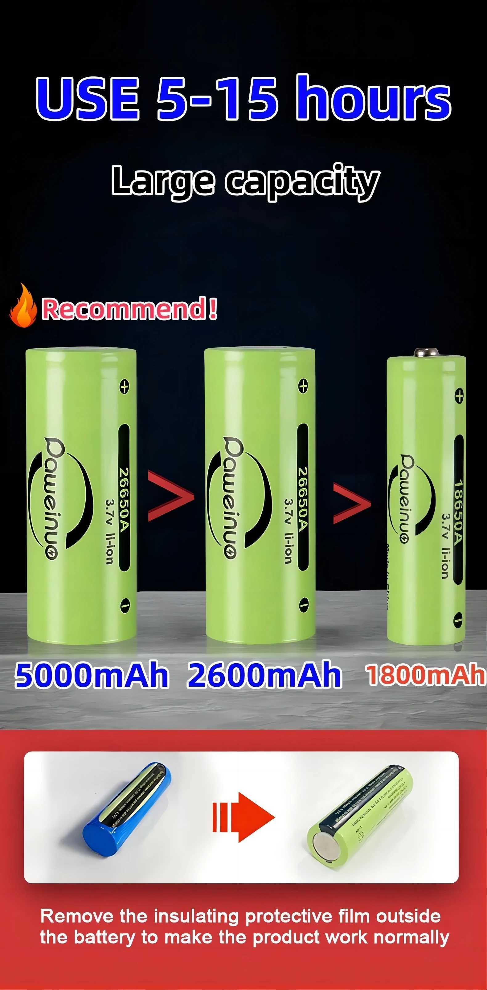 10000LM XHP160 LED High Power Diving Torch IPX8 Professional Diving Flashlight 5000mAh Underwater Lantern Scuba Waterproof Lamp Y240913