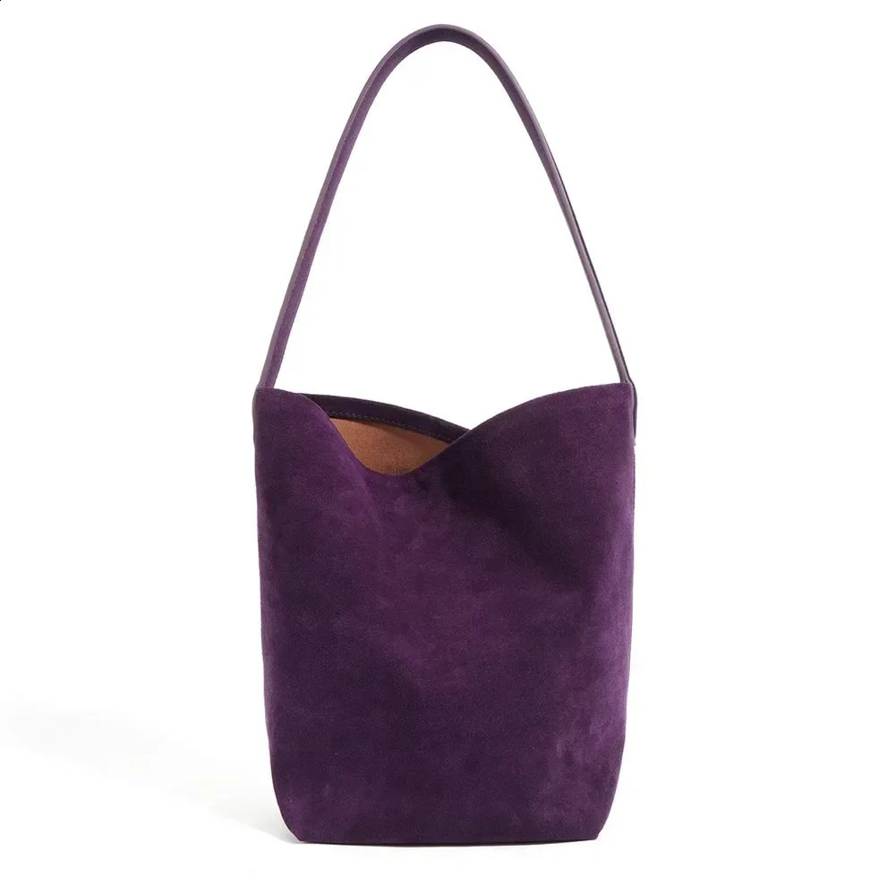 Motingsome Autumn Fashion Suede Leather Womens Mini Soft Shoulder Bag Daily Wallet 240910 a593