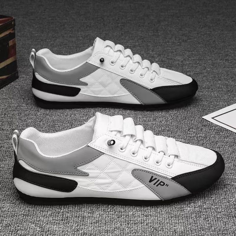 Casual New Summer Thin Section Baotou Half Slippers Fashion Wild Flat-bottomed Bean Shoes Men Sneakers 863e