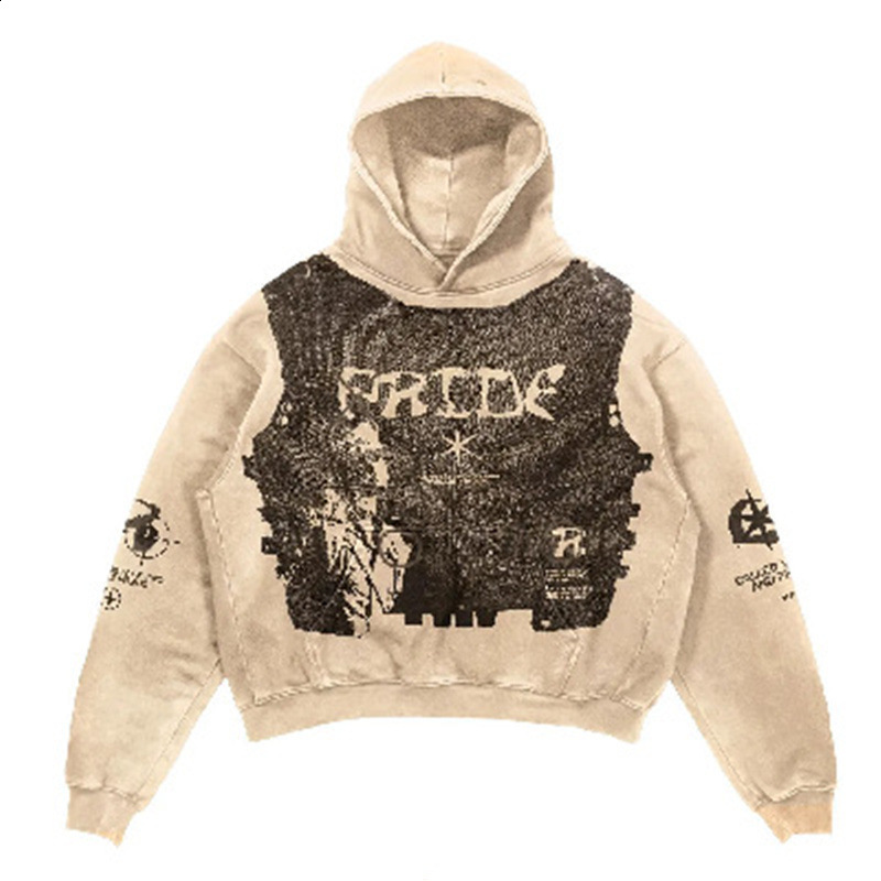 Harajuku Vintage Peacein War Hoodie Oversized Goth Streetwear Tops Gothic Hoodies Women Grunge Sweatshirt Gothic Y2k Clothes