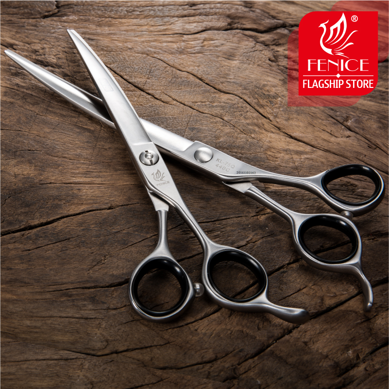 Fenice 7.0/7.5 Inch Professional Pet Scissors Dog Grooming Curved Shears
