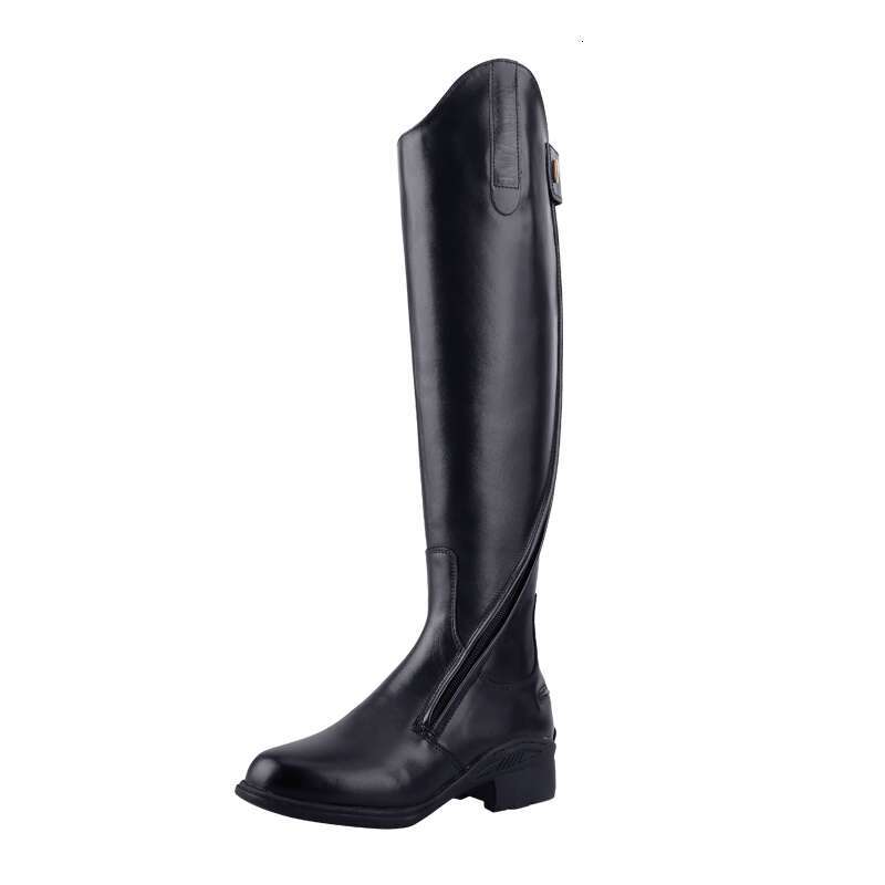Cavassion Cowhide Leather Long Riding Equestrian Equipment Rider Schoog Unisex Size 35 Professional Boots