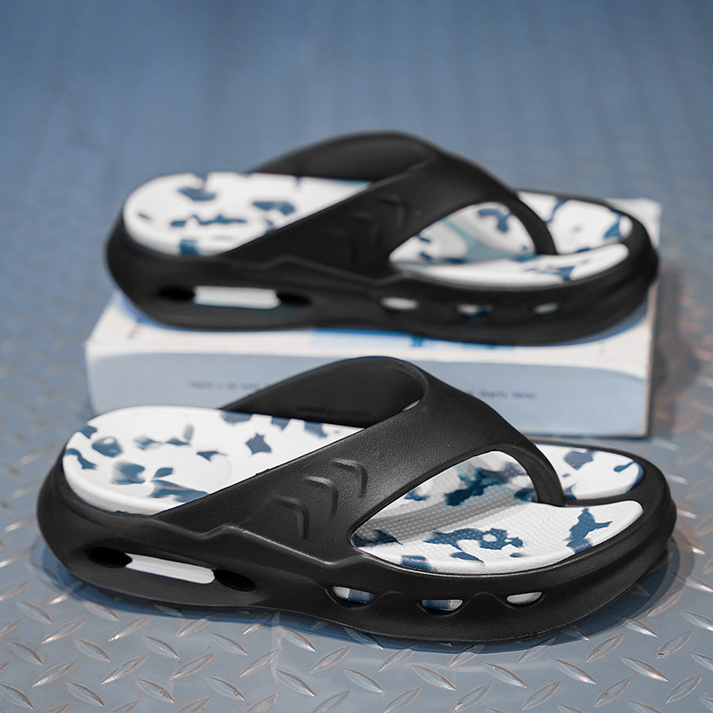 2024 Men's Slippers Flip Flops Outdoor Beach Sandals Comfortable Soft Sole Slides Men Women Non-slip Home Slippers Flip Flops